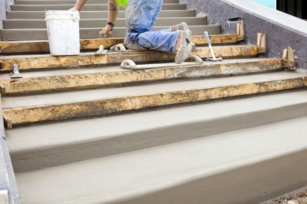 Concrete Steps Pouring in Acworth