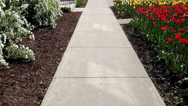 Cement Sidewalk Installation in Acworth