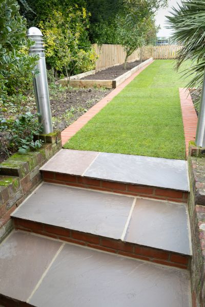 Backyard Steps Installation in Acworth